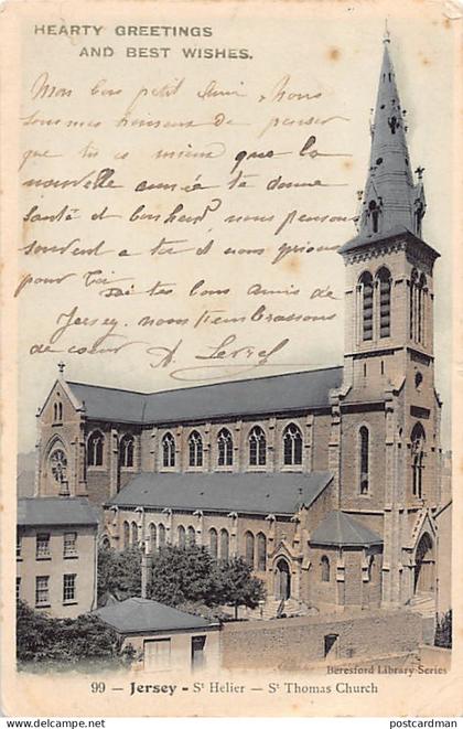Jersey - ST. HELIER - St. Thomas Church - SMALL TEARS - Publ. Beresford Library 99
