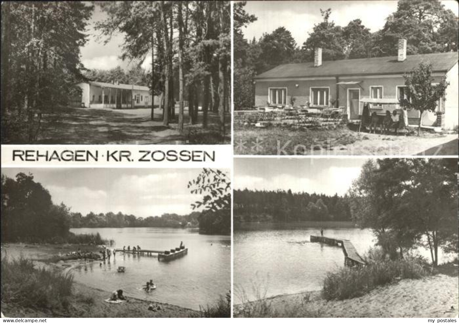 Rehagen Zossen Bungalows See Bootssteg