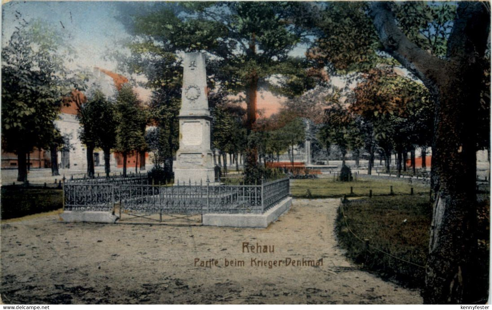 Rehau - Partie beim Krieger Denkmal