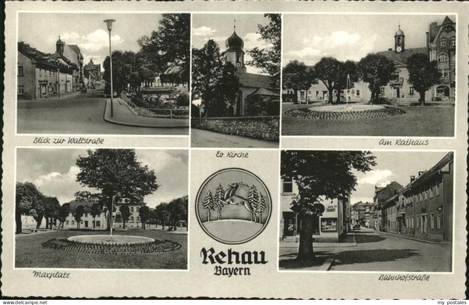 Rehau Rathaus Maxplatz Kirche