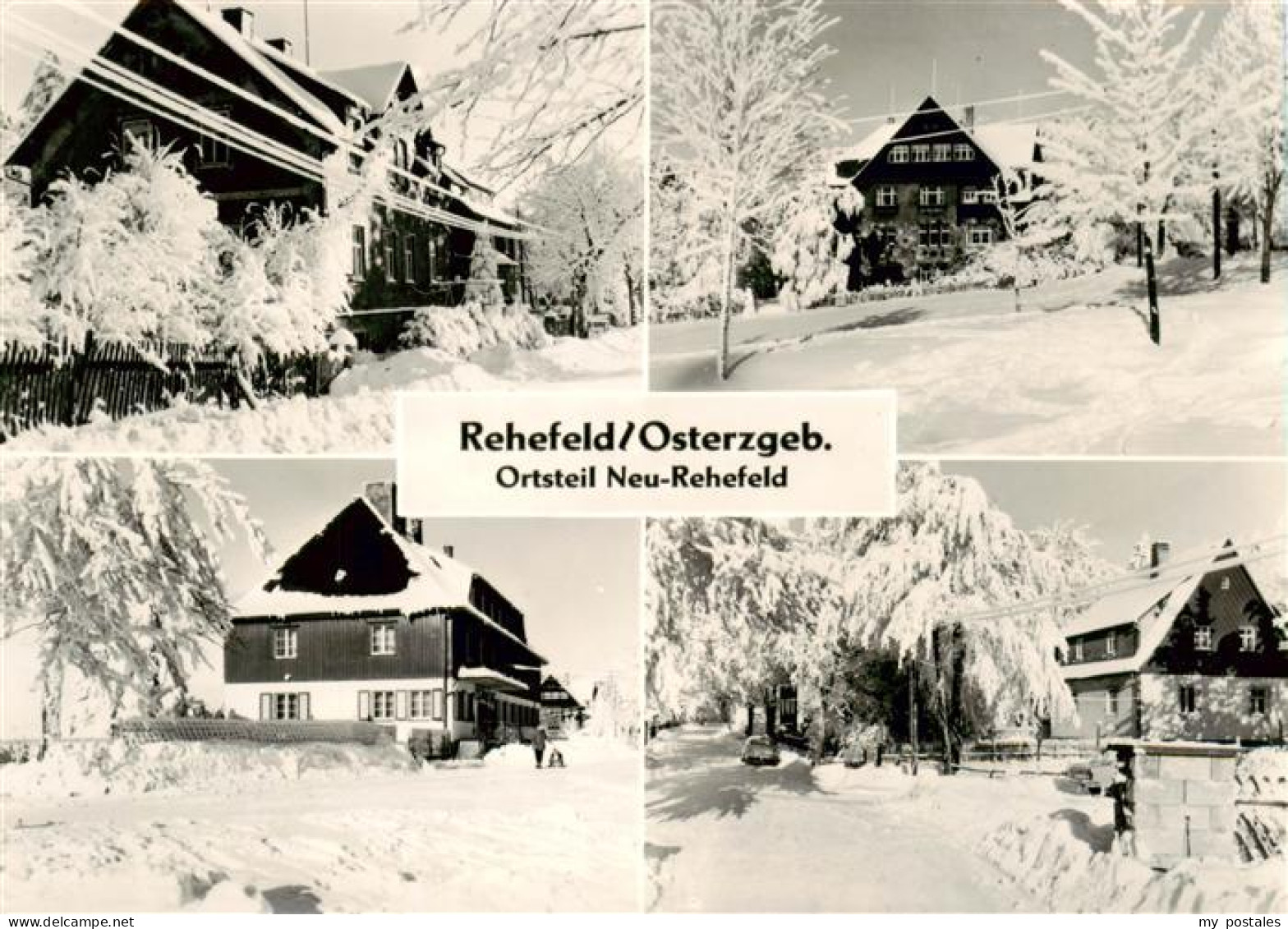 Rehefeld-Zaunhaus Altenberg OT Neu Rehefeld Winteransichten