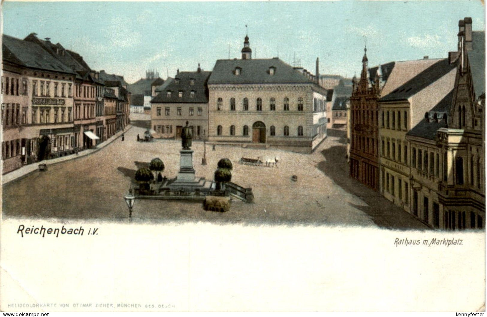 Reichenbach - Rathaus und Marktplatz
