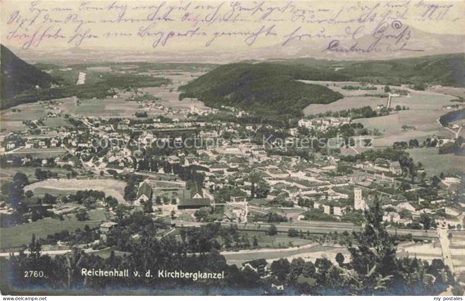 Reichenhall BAD REICHENHALL Blick von der Kirchbergkanzel