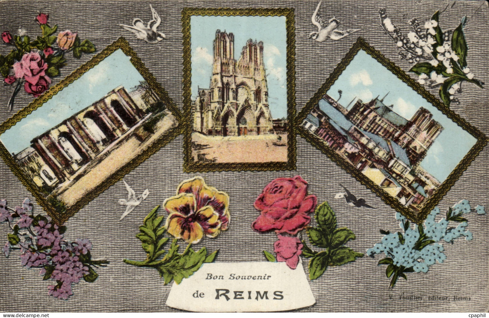 Reims CPA Souvenir
