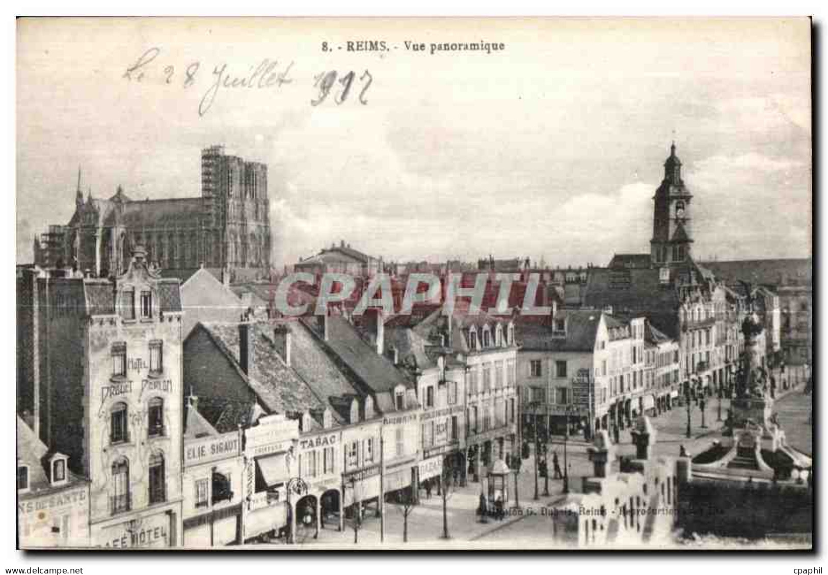Reims Vue panoramique