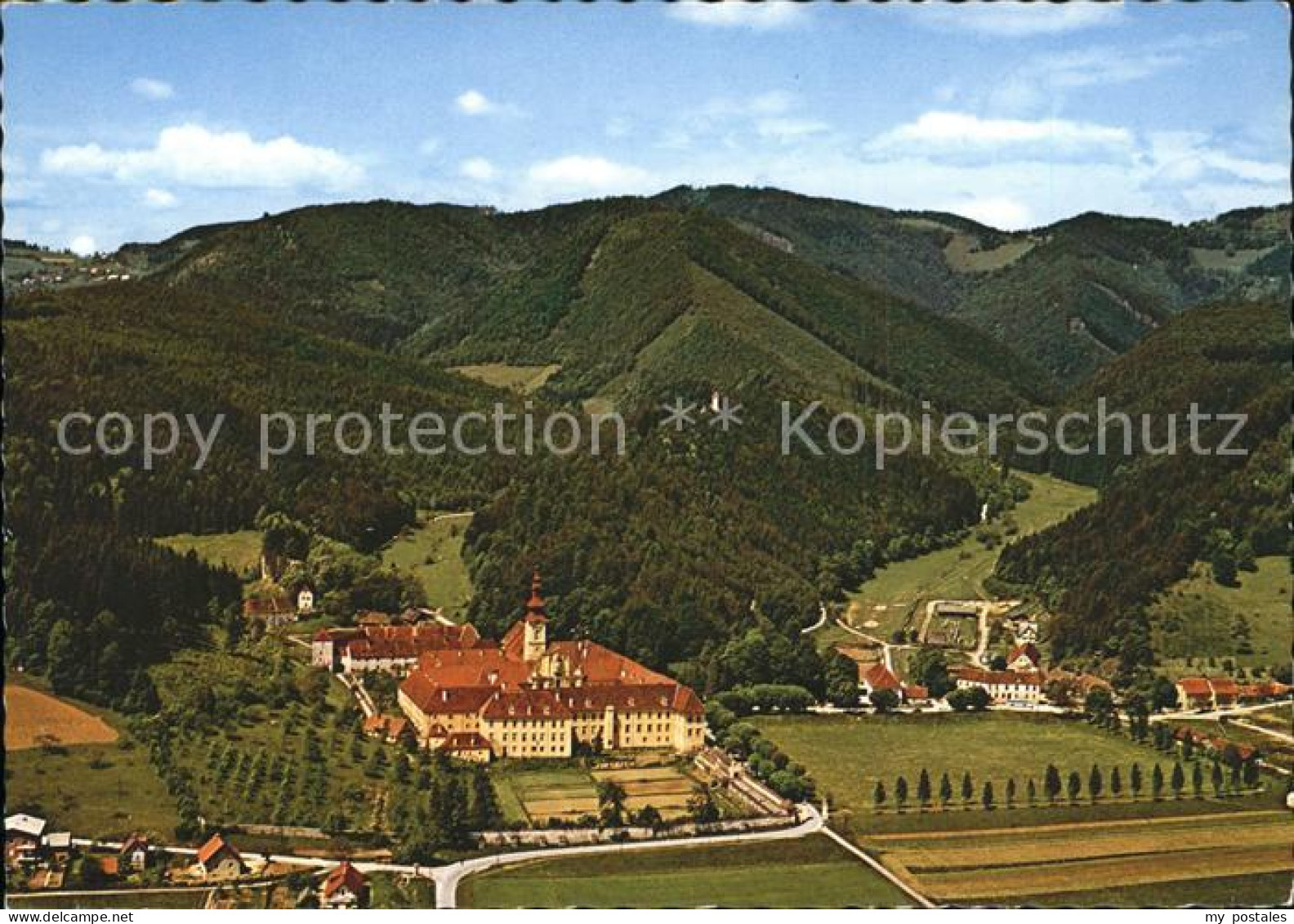 Rein Steiermark Zisterzienserstift Fliegeraufnahme