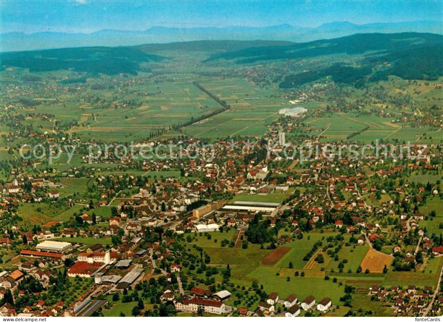 Reinach AG Fliegeraufnahme