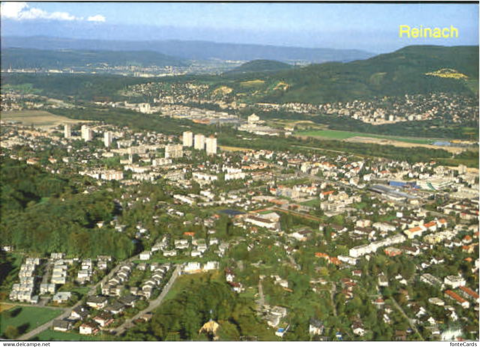 Reinach BL Reinach Fliegeraufnahme x 1997