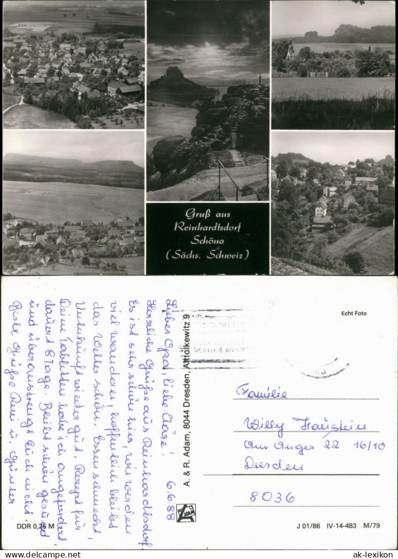 Reinhardtsdorf-Reinhardtsdorf-Schöna MB Stadtansichten Stimmungsbild 1979
