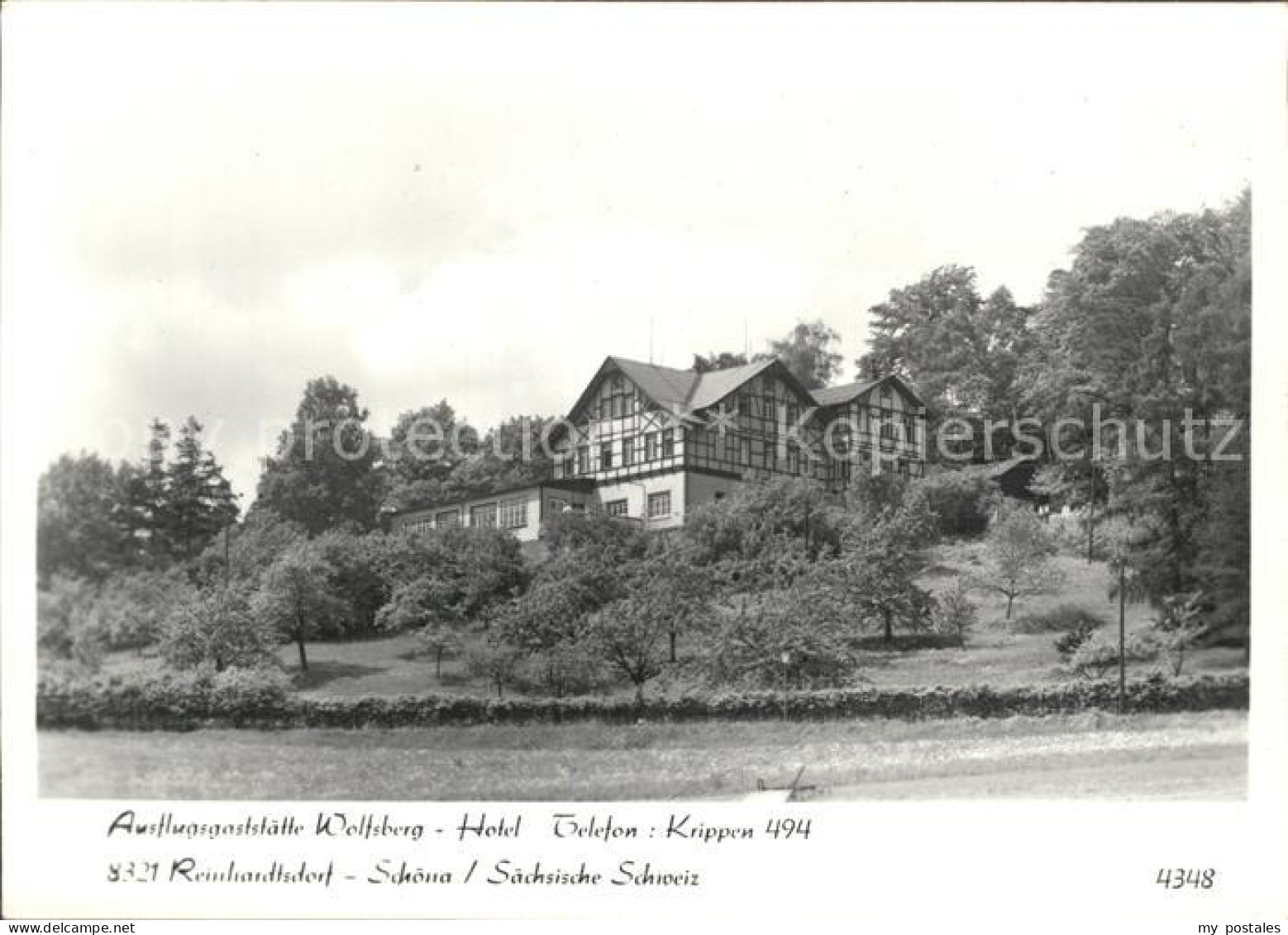 Reinhardtsdorf-Schoena Ausflugsgaststaette Wolfsberg