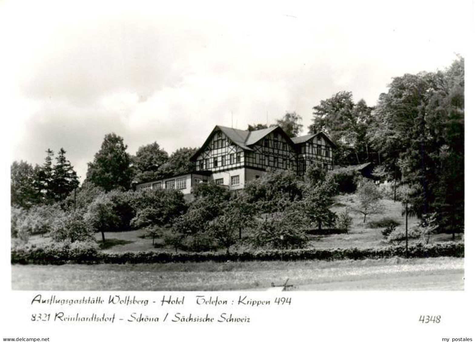 Reinhardtsdorf-Schoena Ausflugsgaststaette Wolfsberg