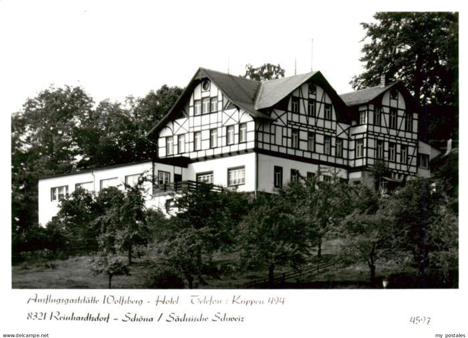 Reinhardtsdorf-Schoena Ausflugsgaststaette Wolfsberg Hotel