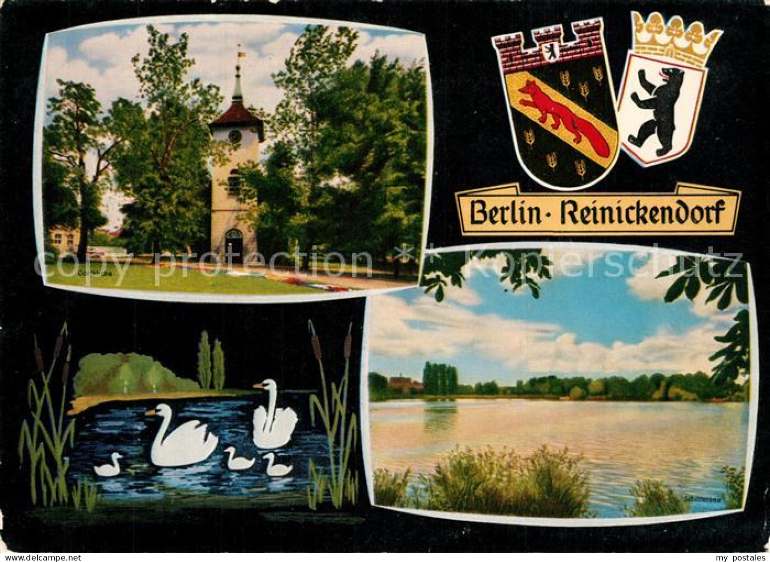 Reinickendorf Dorfkirche Schaefersee Schwanenteich