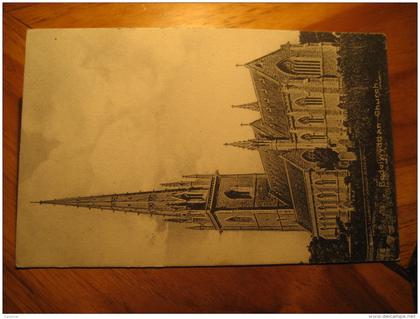 BODELWYDDAN Church Rochdale 1914 cancel post card Flintshire Wales UK GB