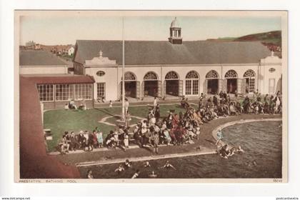 Prestatyn - Bathing Pool - c1930's Flintshire postcard