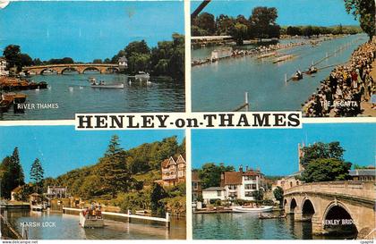 CPM Henley on Thames River Thames The regatta Marsh lock