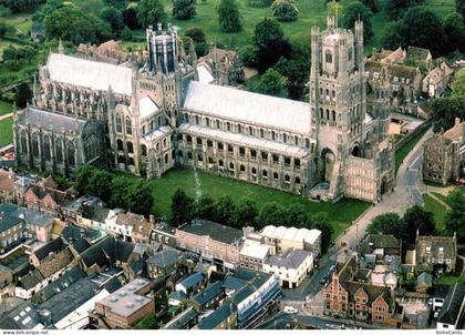 Ely  Cambridgeshire Ely Cathedral Fliegeraufnahme