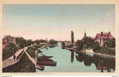 Hereford  Herefordshire UK River Wye from the Bridge