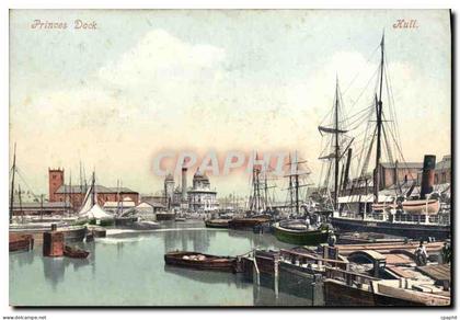 CPA Princes Dock Hull Bateaux