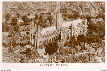 Canterbury  Kent UK Canterbury Cathedral Air view