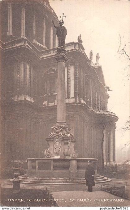 BR93841 london st paul s cross st paul s churchyard   uk