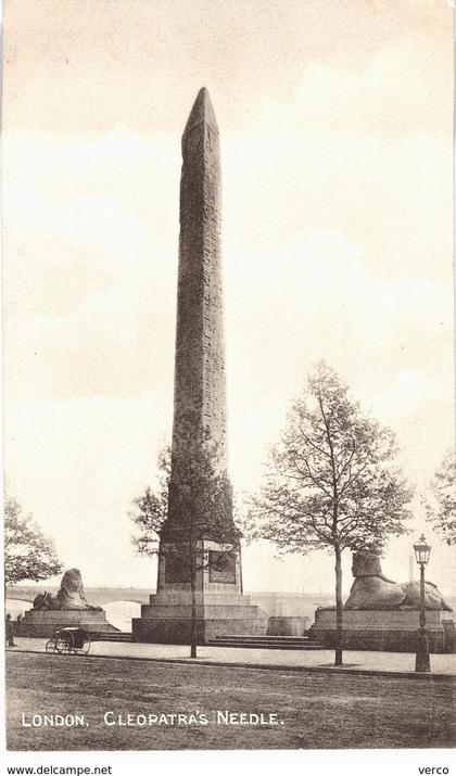 Carte POSTALE Ancienne de LONDRES - Cleopatra's Needle