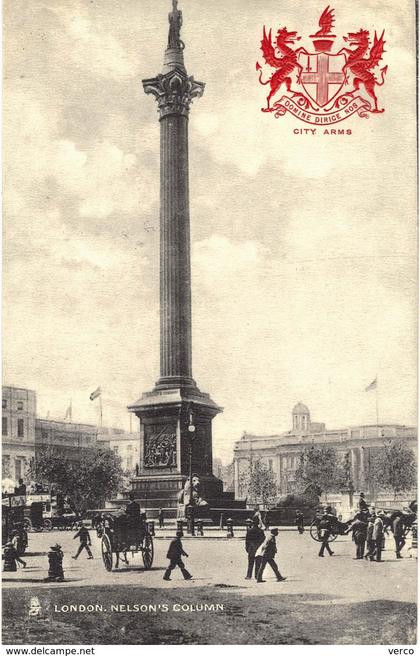 Carte POSTALE Ancienne de LONDRES - Nelson's Column