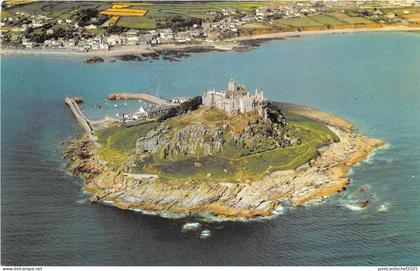 US72 UK England St. Michael's mount Marazion aerial