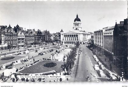 CPA NOTTINGHAM -timbrée