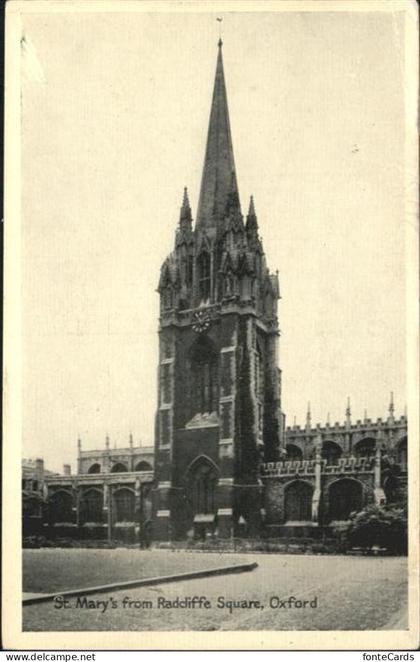 Oxford Oxfordshire Radcliffe Square