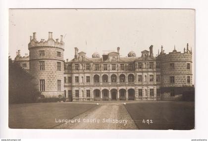 Longford Castle, near Salisbury - old Wiltshire real photo postcard