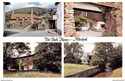 uk5973 pack horse allerford uk