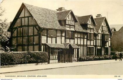 CPM Shakerspeares Birthplace Stratford Upon Avon