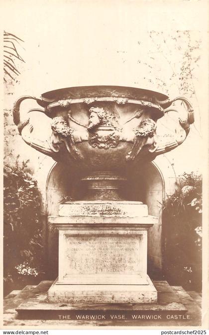 uk2292 the warwick vase warwick castle real photo uk