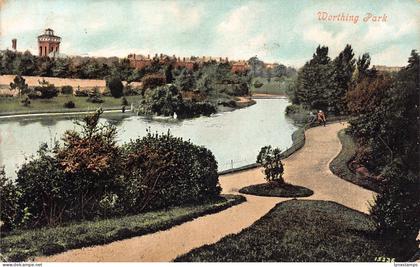A905 England 1907 Worthing Park vintage postcard