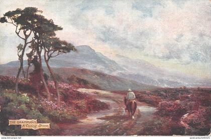 BR77276 the grampians a coming storm  postcard 1 2 3 scotland