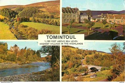 Carte Postale - Ecosse - Tomintoul - Multivues -  1160 feet above sea level highest village in the highlands delnabo hou