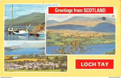B101009 greetings from scotland loch tay   scotland 14x9cm