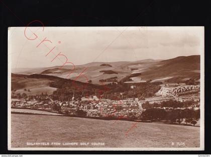 Galashiels - From Ladhope Golf Course - fotokaart