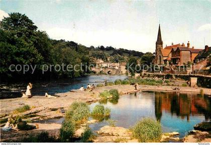 Denbighshire Llangollen from the River Dee
