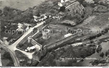 Monmouthshire Fliegeraufnahme Schloss