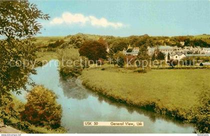 Usk Monmouthshire Partie am Fluss