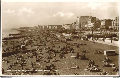 Hove UK Beach looking towards Hove