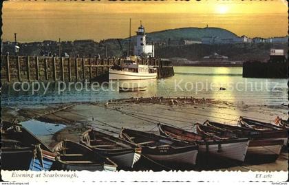 Scarborough UK Evening at Scarborough