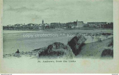 ST ANDREWS  in Fife Clackmannanshire Scotland UK Links Strand Kirche Kirchturm K
