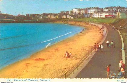 Carte Postale - Irlande du Nord - Antrim - West Strand and Harbour - Carte Dentelée - Northern Ireland - Irlanda del Nor