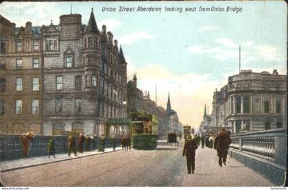 Aberdeen City Union Street Aberdeen Bridge Strassenbahn