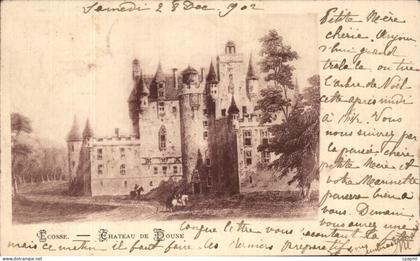 CPA Chateau De Doune Ecosse