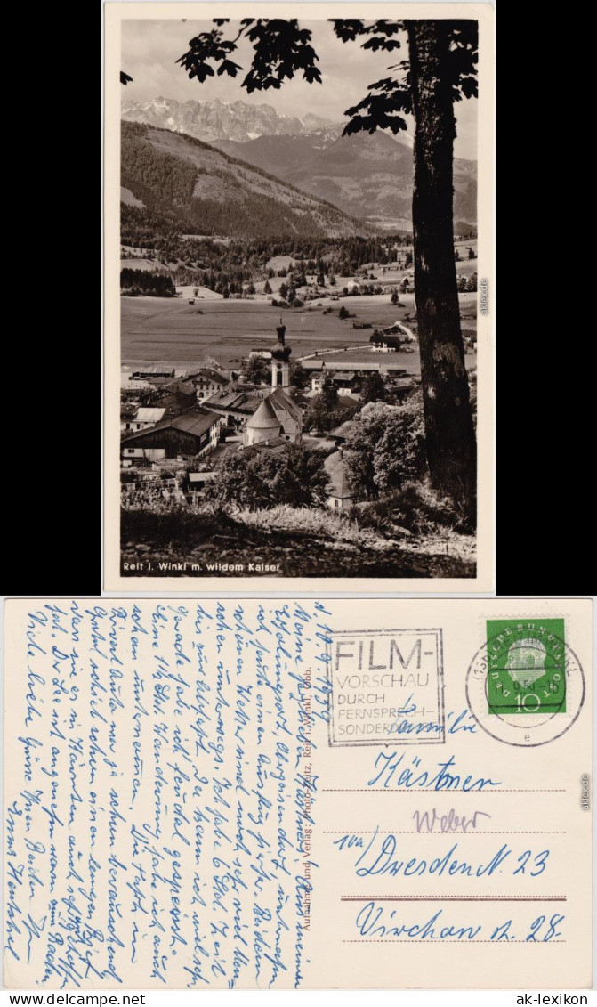 Reit im Winkl Reit i. Winkl m. wildem Kaiser 1959