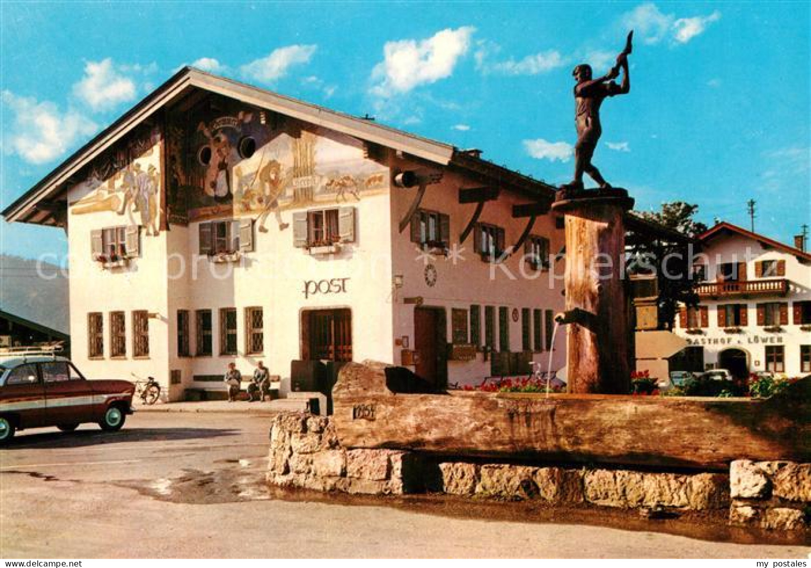 Reit Winkl Dorfbrunnen im Postamt